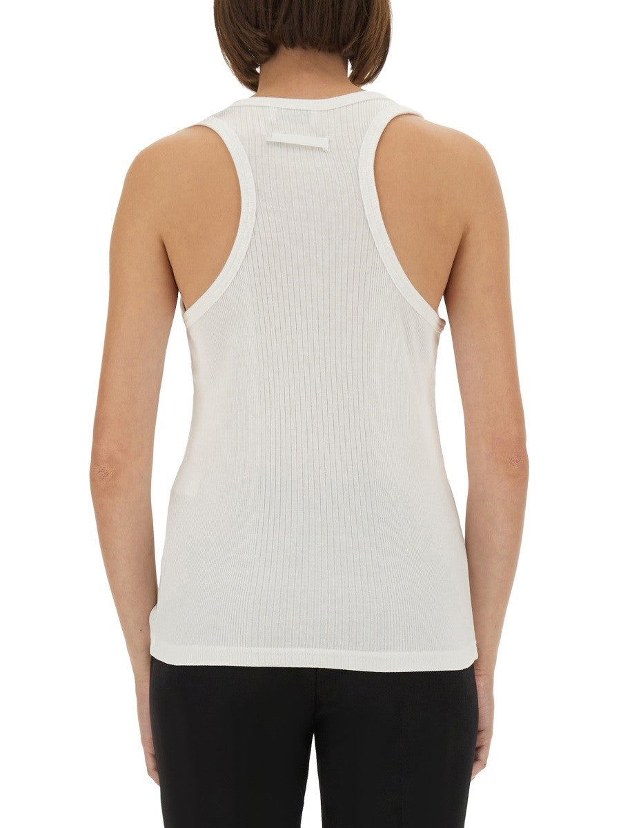 JEAN PAUL GAULTIER TANK TOP WITH PIERCING