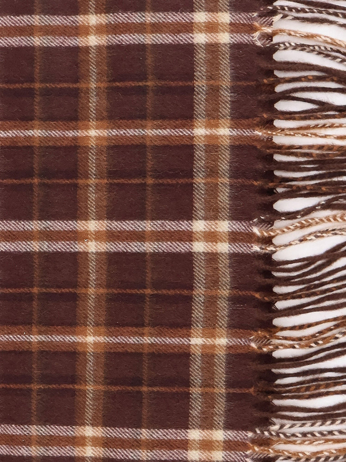 Celine Tartan cashmere scarf