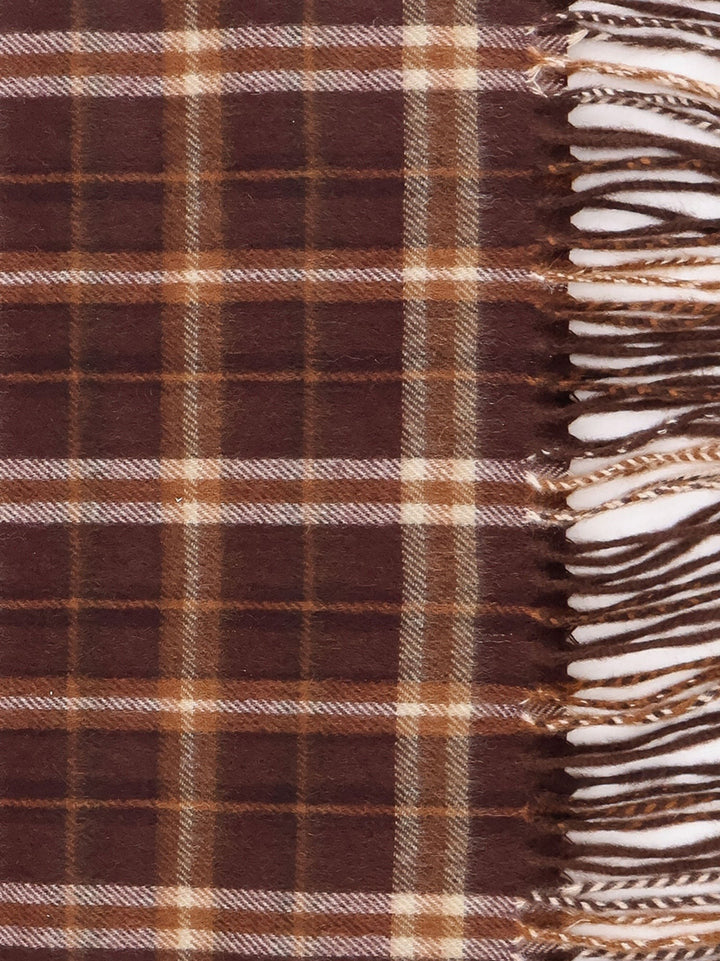 Celine Tartan cashmere scarf