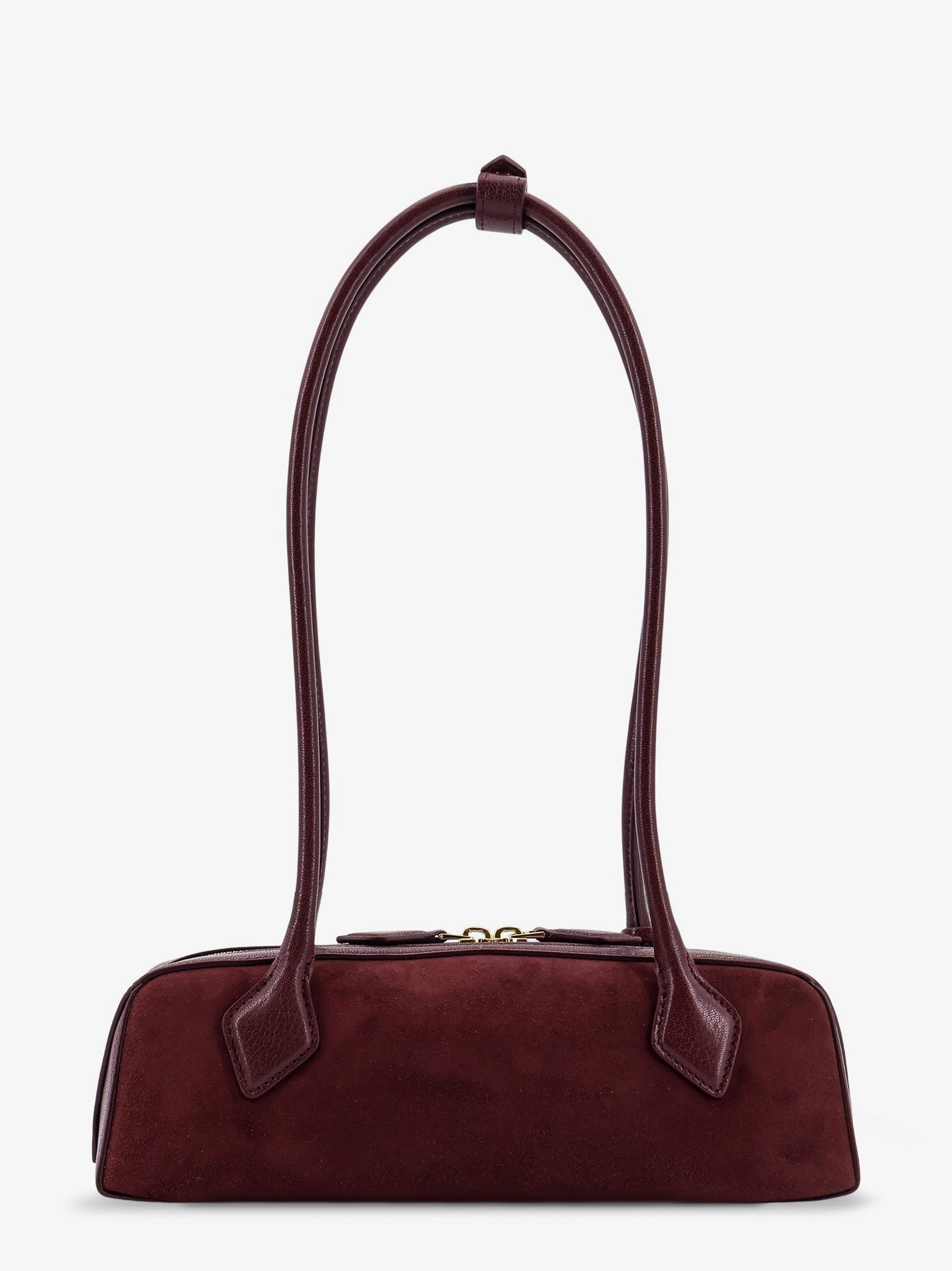 ALAIA Teckel Small suede shoulder bag