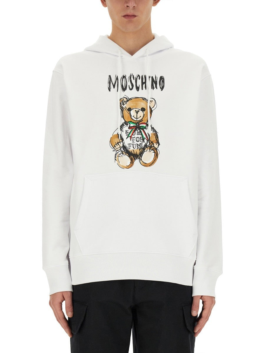Moschino TEDDY PRINT SWEATSHIRT