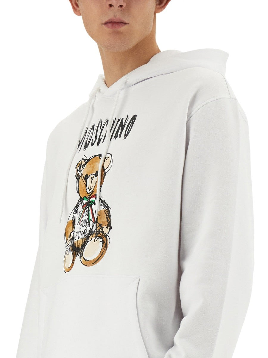Moschino TEDDY PRINT SWEATSHIRT