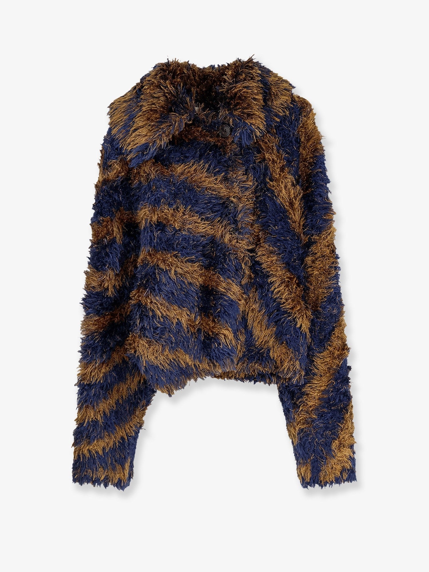 Dries Van Noten Terrace frayed fabric cardigan