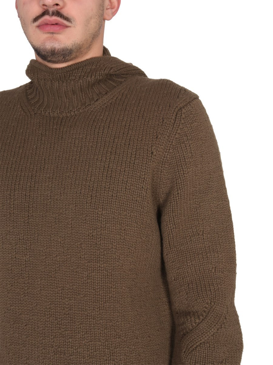 Bottega Veneta TEXTURED JERSEY WITH HOOD