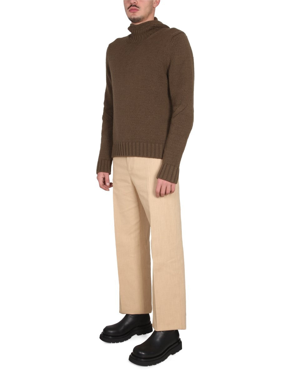 Bottega Veneta TEXTURED JERSEY WITH HOOD