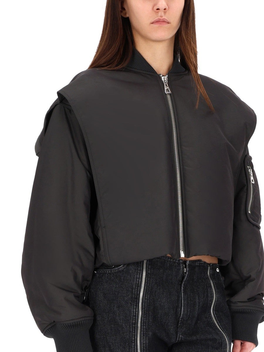 JEAN PAUL GAULTIER THE HOODED BOMBER JACKET