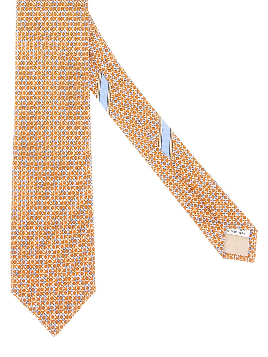 Ferragamo TIE PRINT "GANCINI"