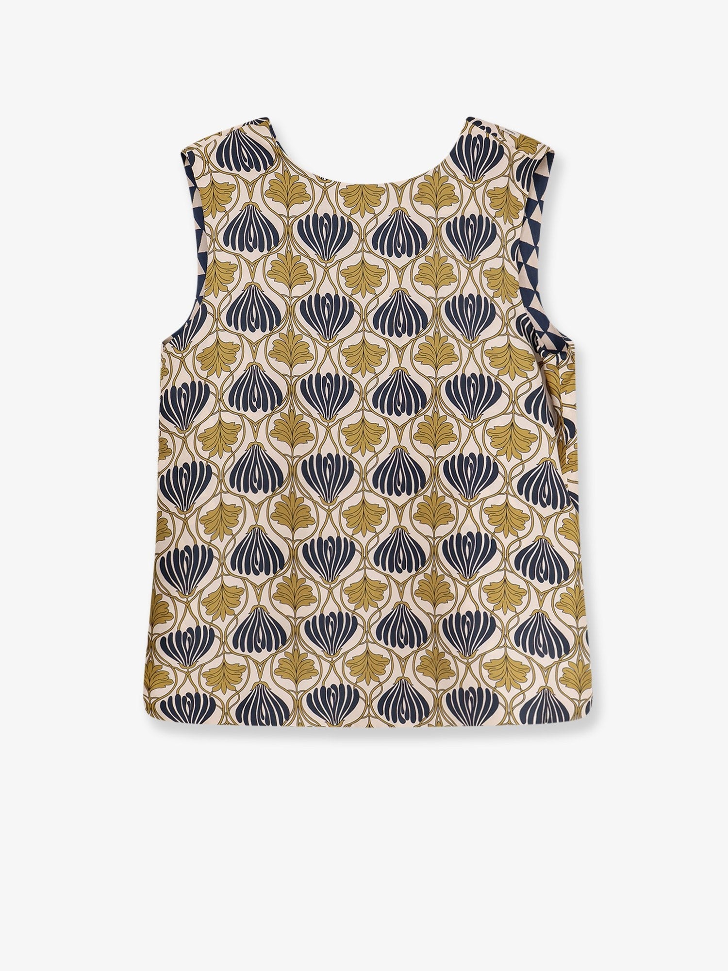 Max Mara Time silk reversible top