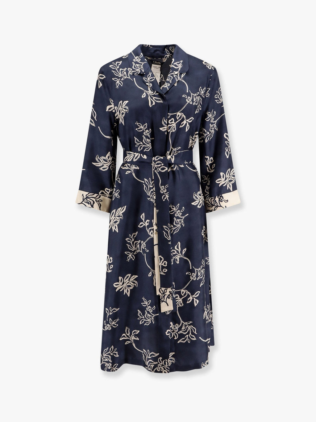 'S MAX MARA Timeo kaftan silk dress with floral print