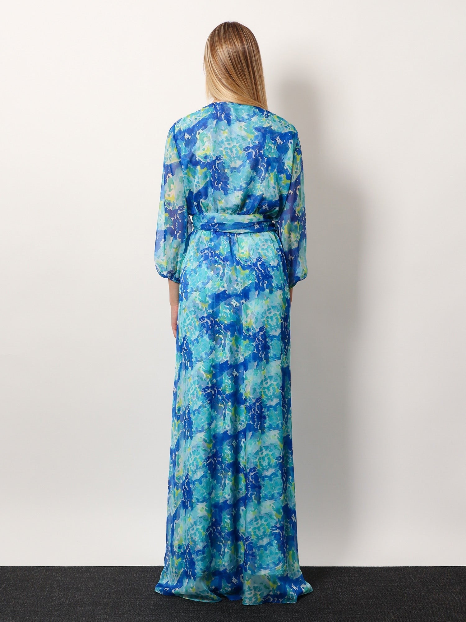 CHIARA BONI Toki Chiffon long dress