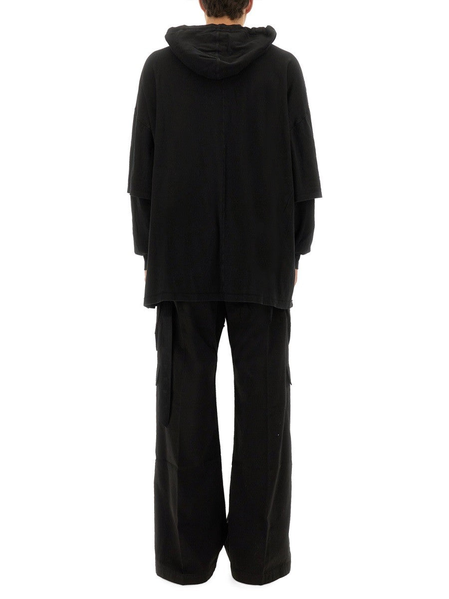 RICK OWENS DRKSHDW "TOMMY HUSTLER" HOODIE