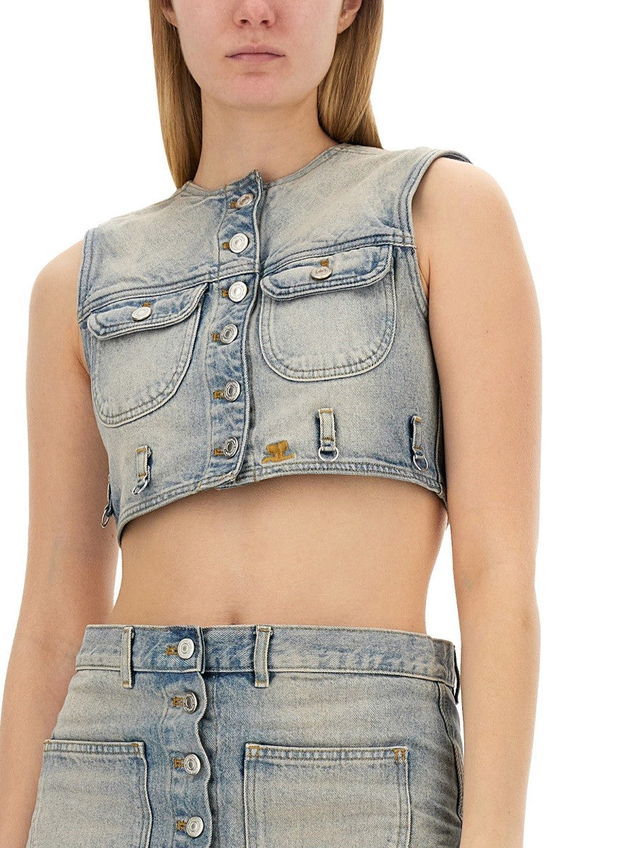 COURREGES TOP CROPPED
