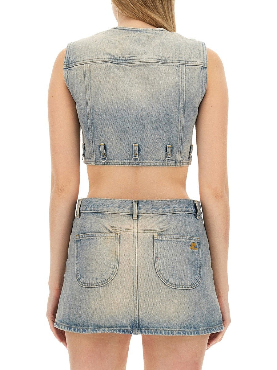 COURREGES TOP CROPPED
