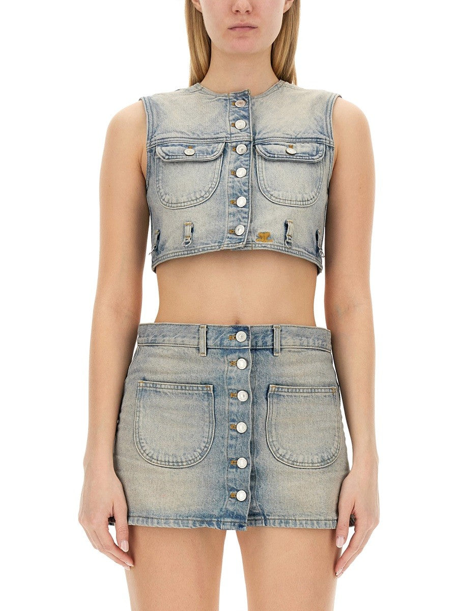 COURREGES TOP CROPPED