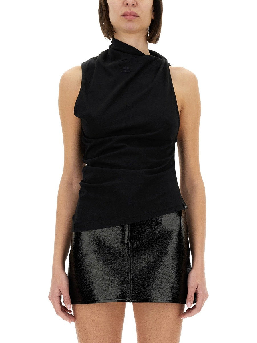 COURREGES TOP TWISTED
