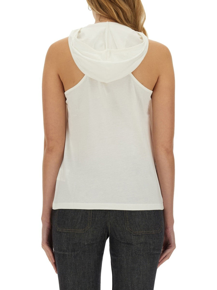 COURREGES TOPS WITH LOGO