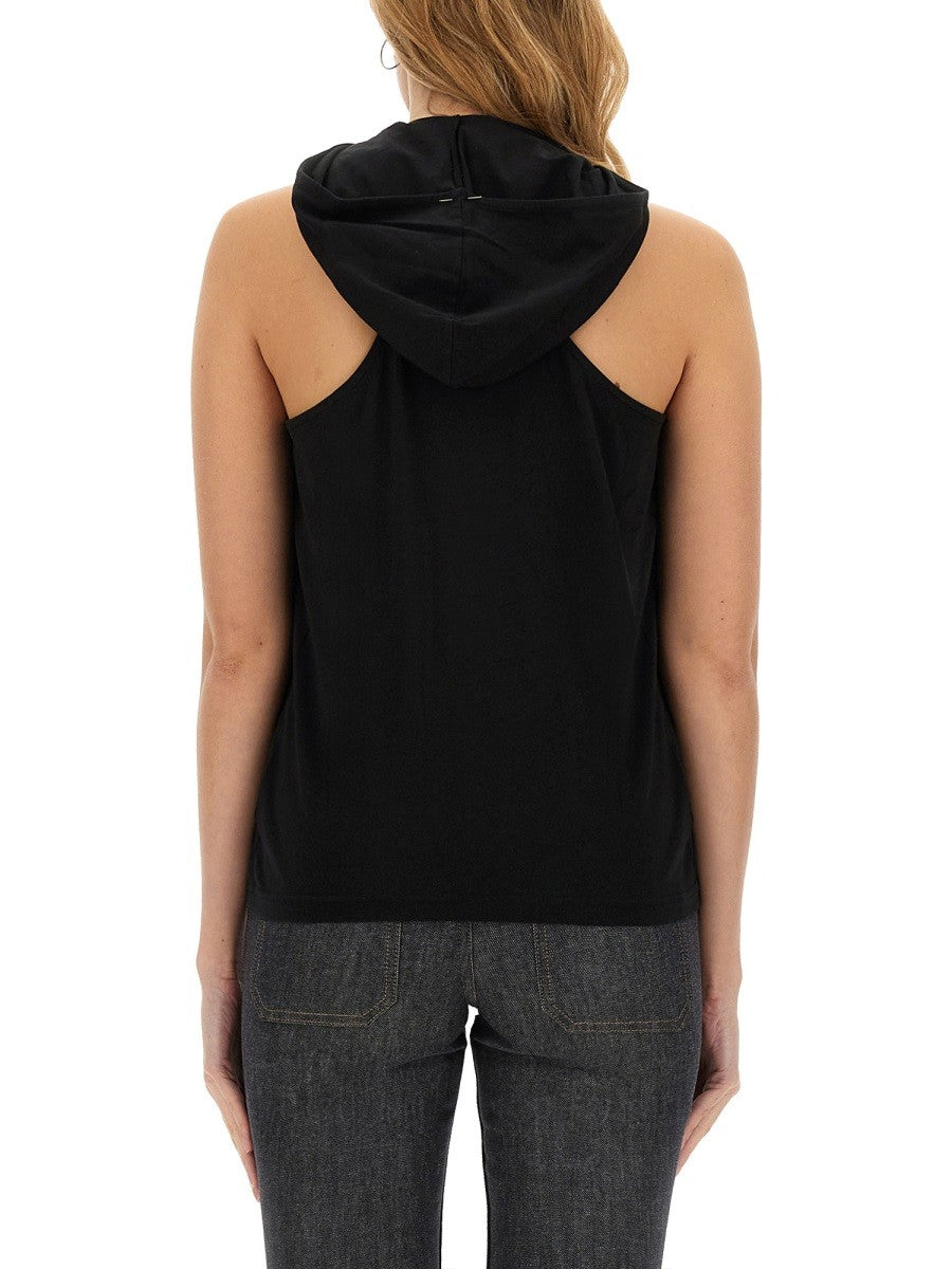 COURREGES TOPS WITH LOGO
