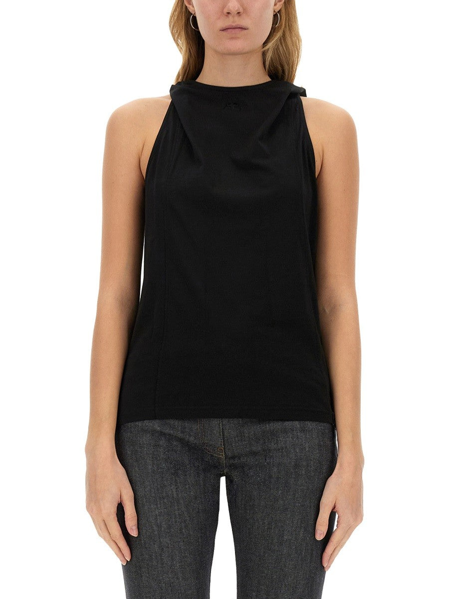 COURREGES TOPS WITH LOGO