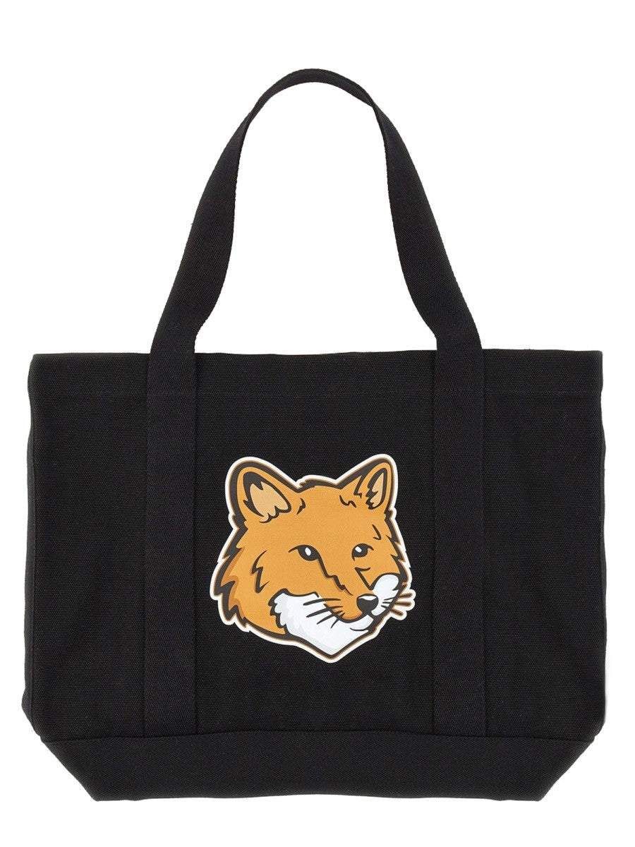 Maison Kitsune TOTE BAG WITH LOGO