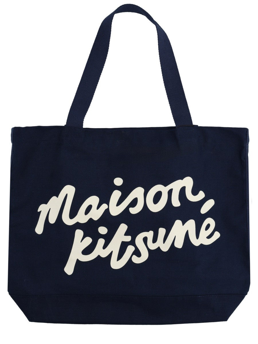 Maison Kitsune TOTE BAG WITH WRITING
