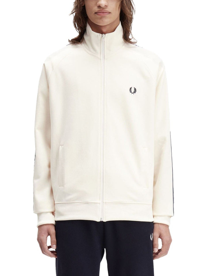 FRED PERRY "TRACK" JACKET WITH CONTRASTING WEBBING