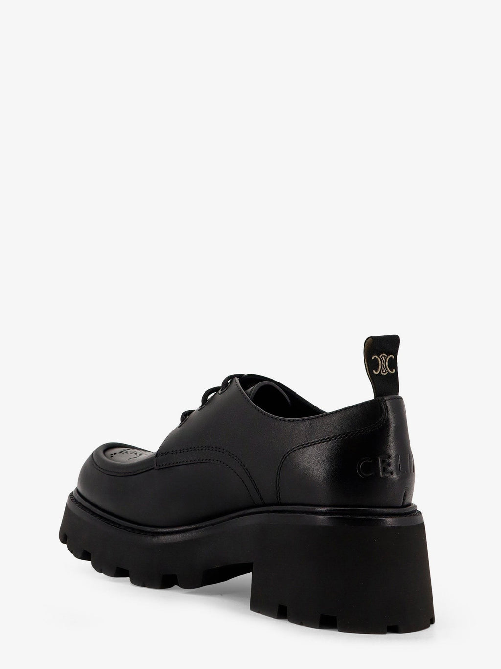 Celine Triomphe Derbies leather lace-up shoes