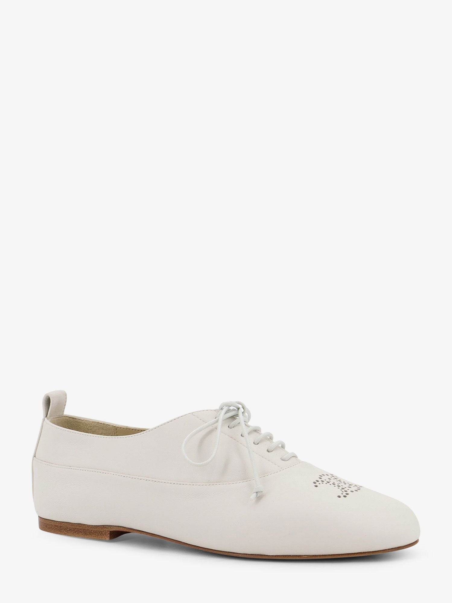 Celine Triomphe Richelieu leather lace-up shoe