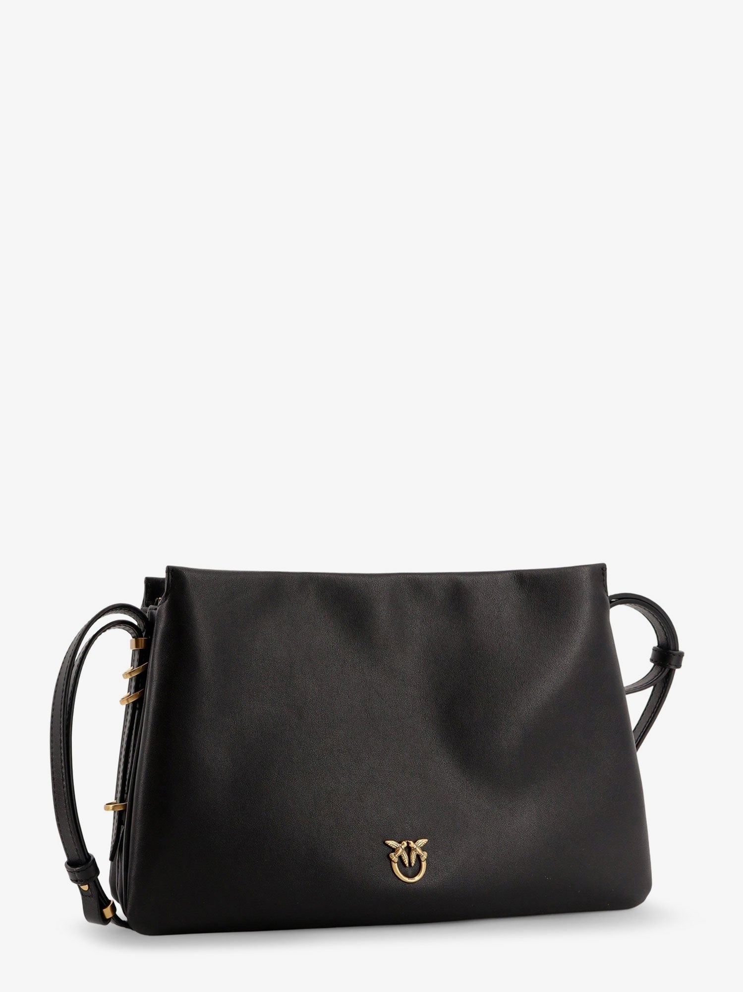Pinko Triplet leather shoulder bag