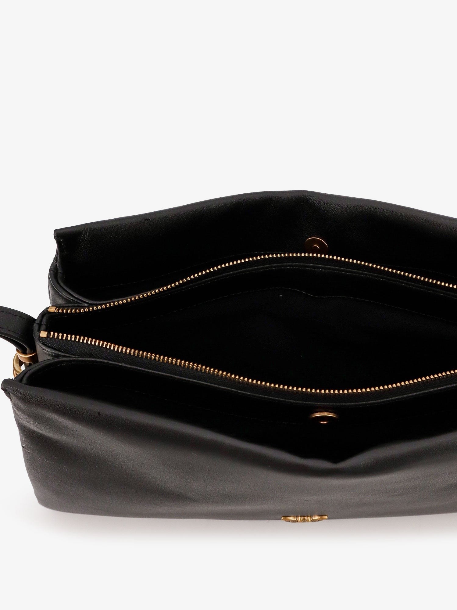 Pinko Triplet leather shoulder bag
