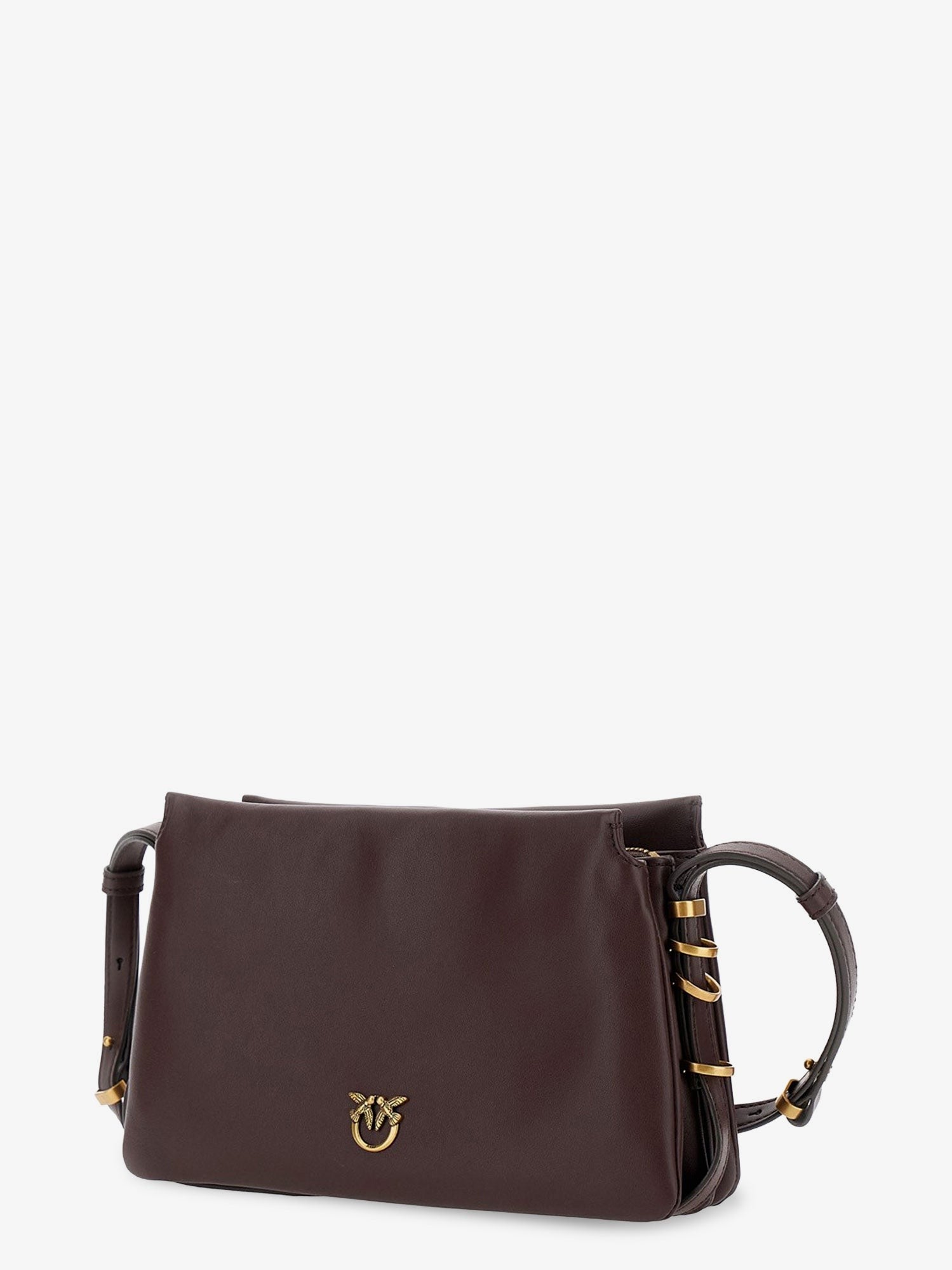 Pinko Triplet Mini leather crossbody bag