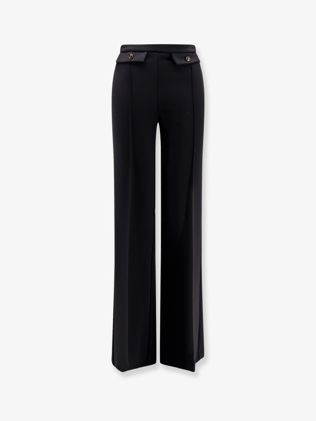 Elisabetta Franchi Trousers with double logoed button