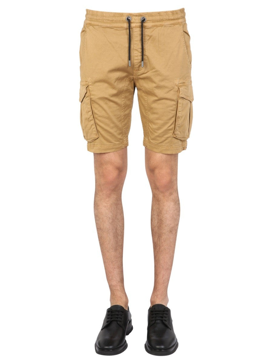 ALPHA INDUSTRIES TWILL BERMUDA SHORTS