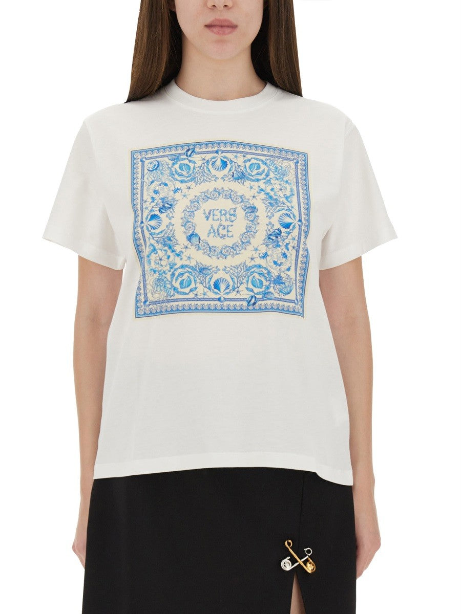Versace "UNDERWATER BAROQUE" T-SHIRT