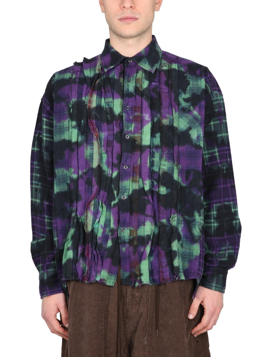 NEEDLES UNEVEN DYE SHIRT