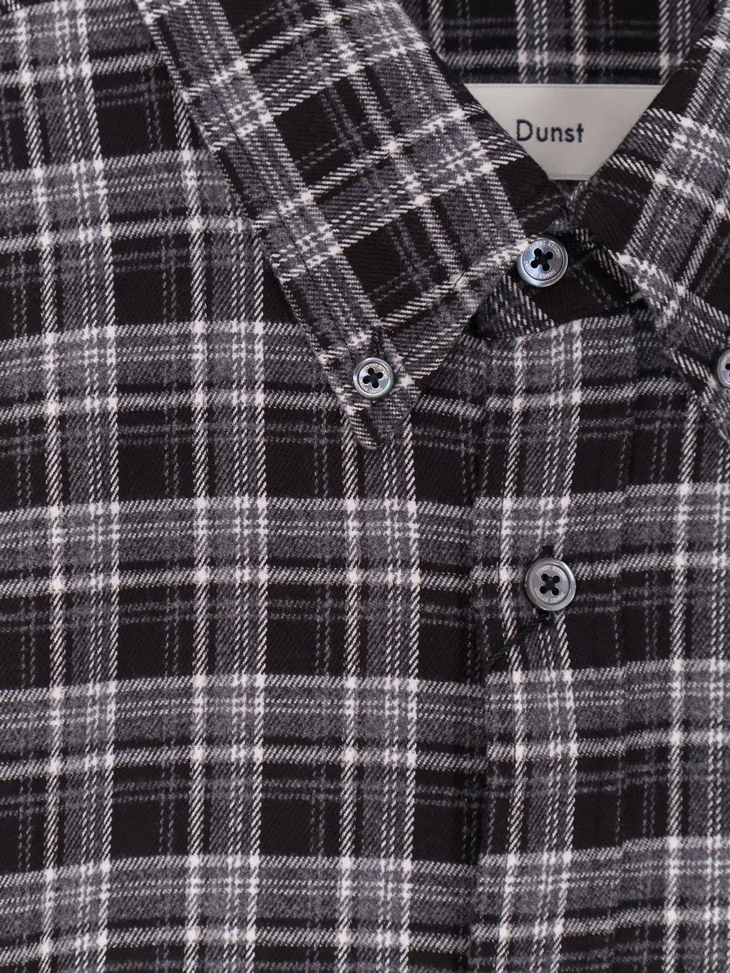 DUNST Unisex check flannel shirt