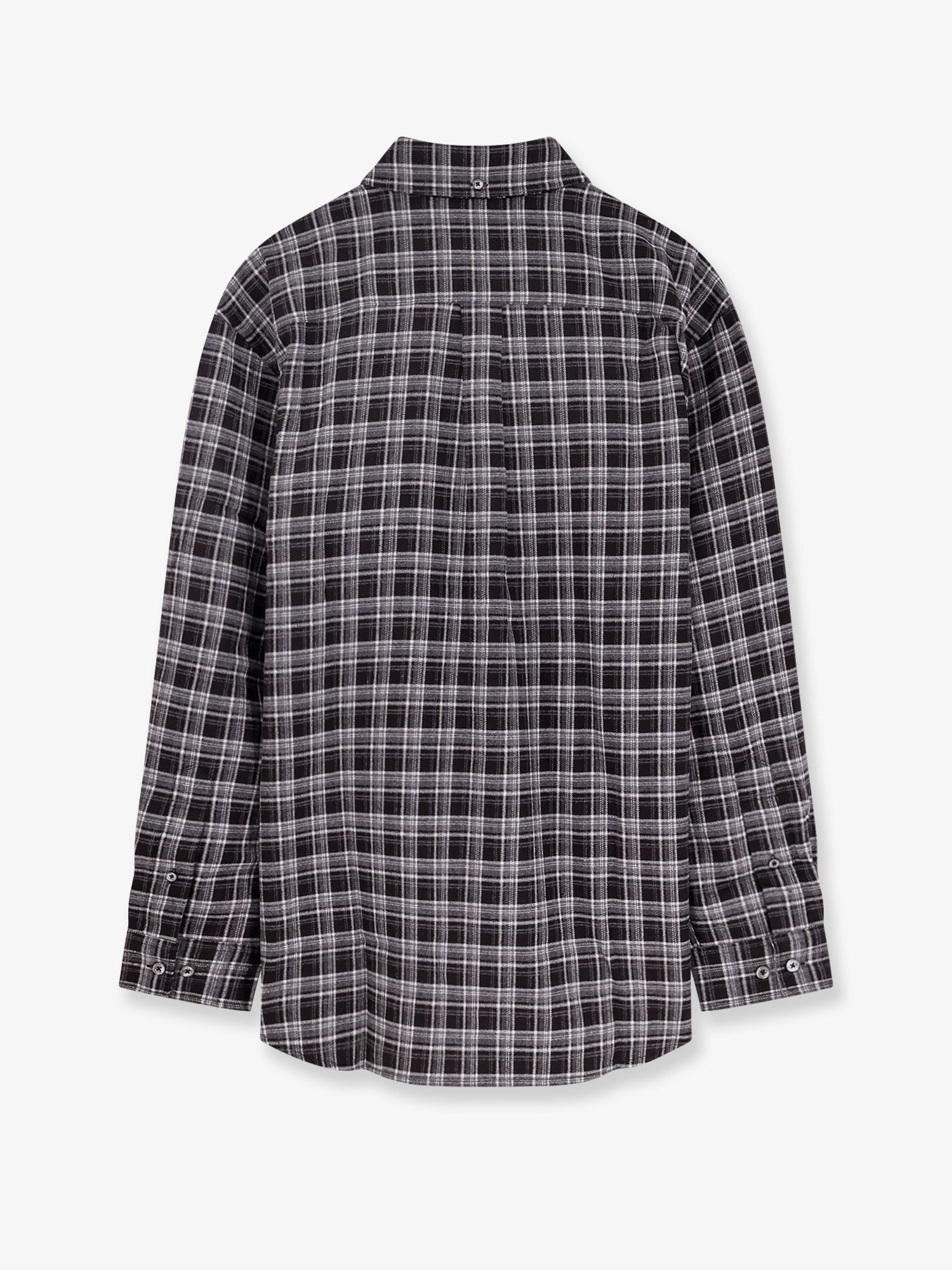 DUNST Unisex check flannel shirt