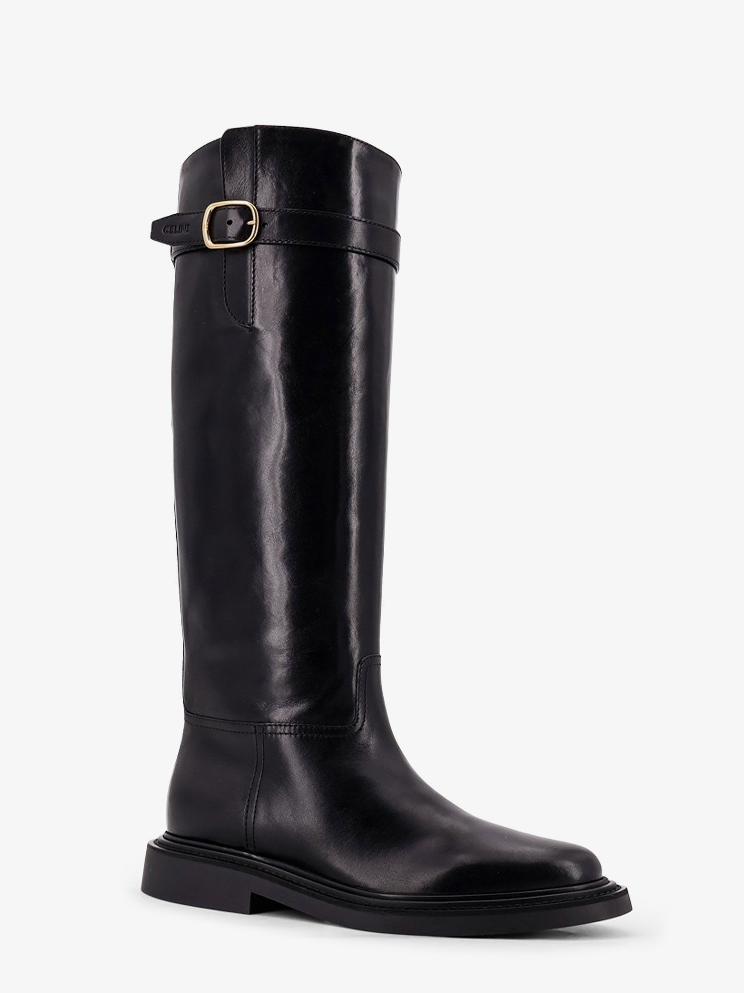 Celine Université leather boots