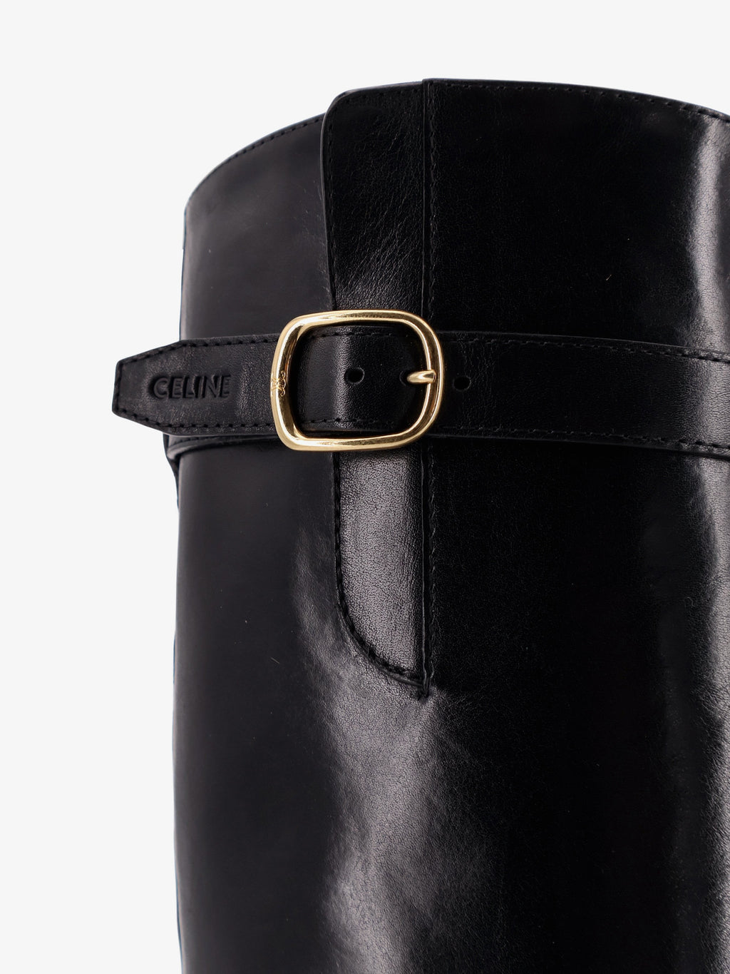 Celine Université leather boots