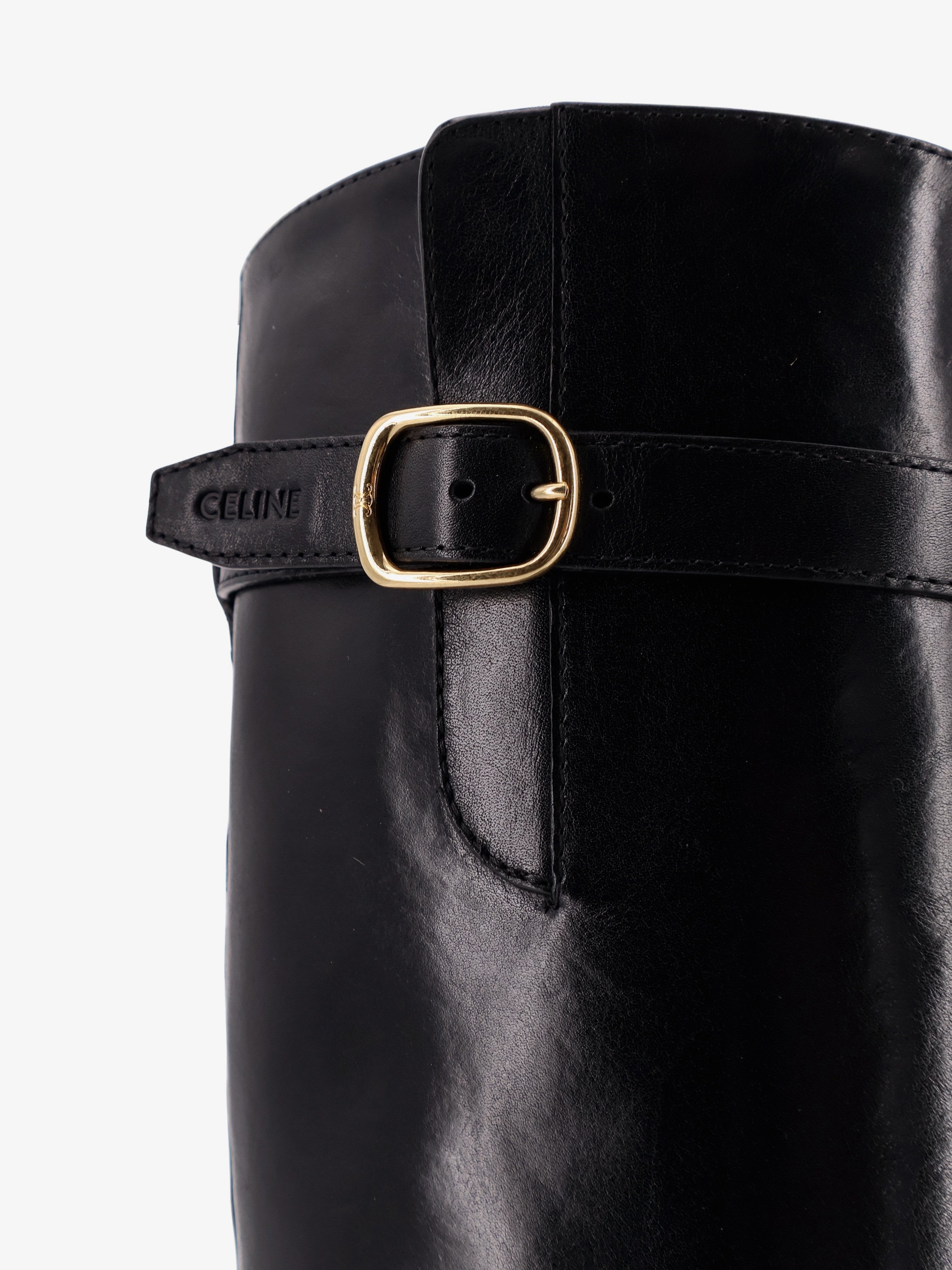 Celine Université leather boots