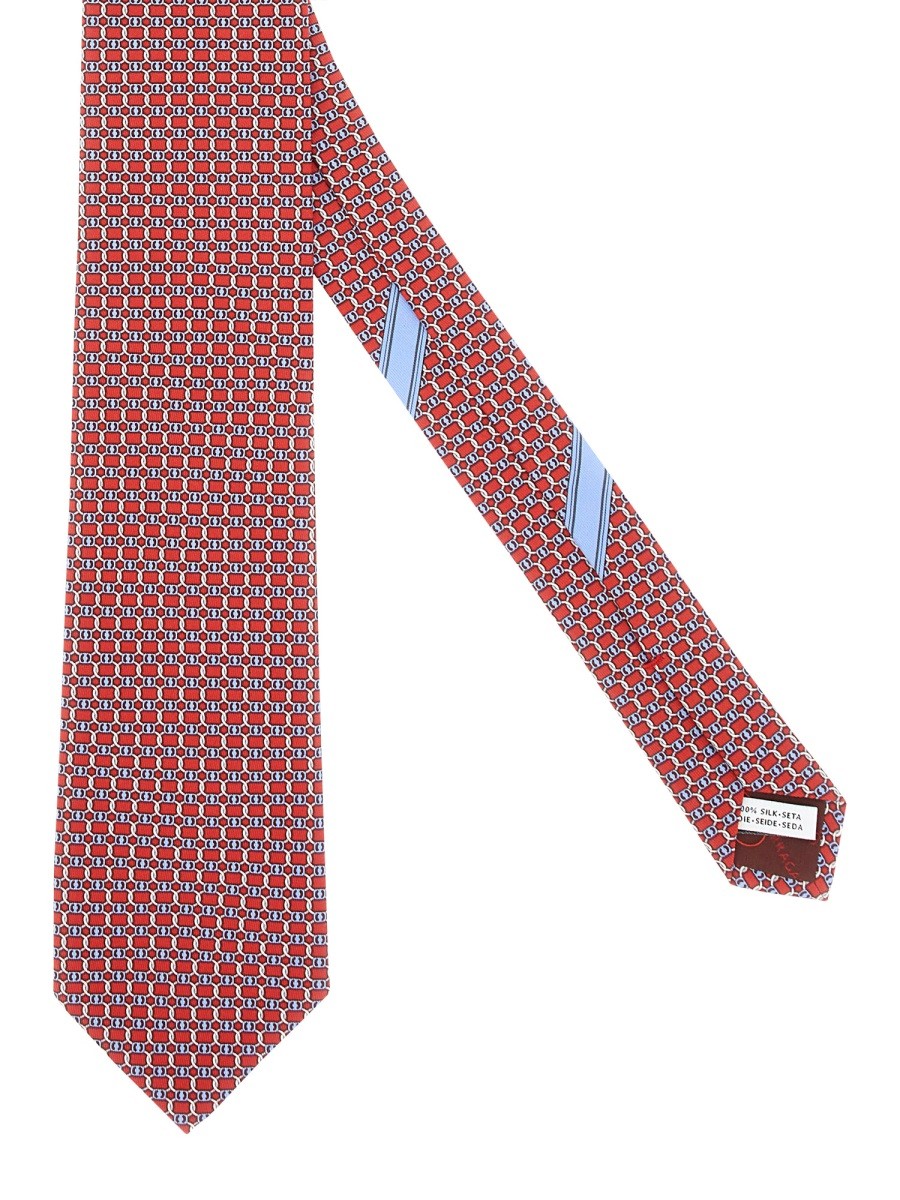 Ferragamo "VARA" PRINT TIE
