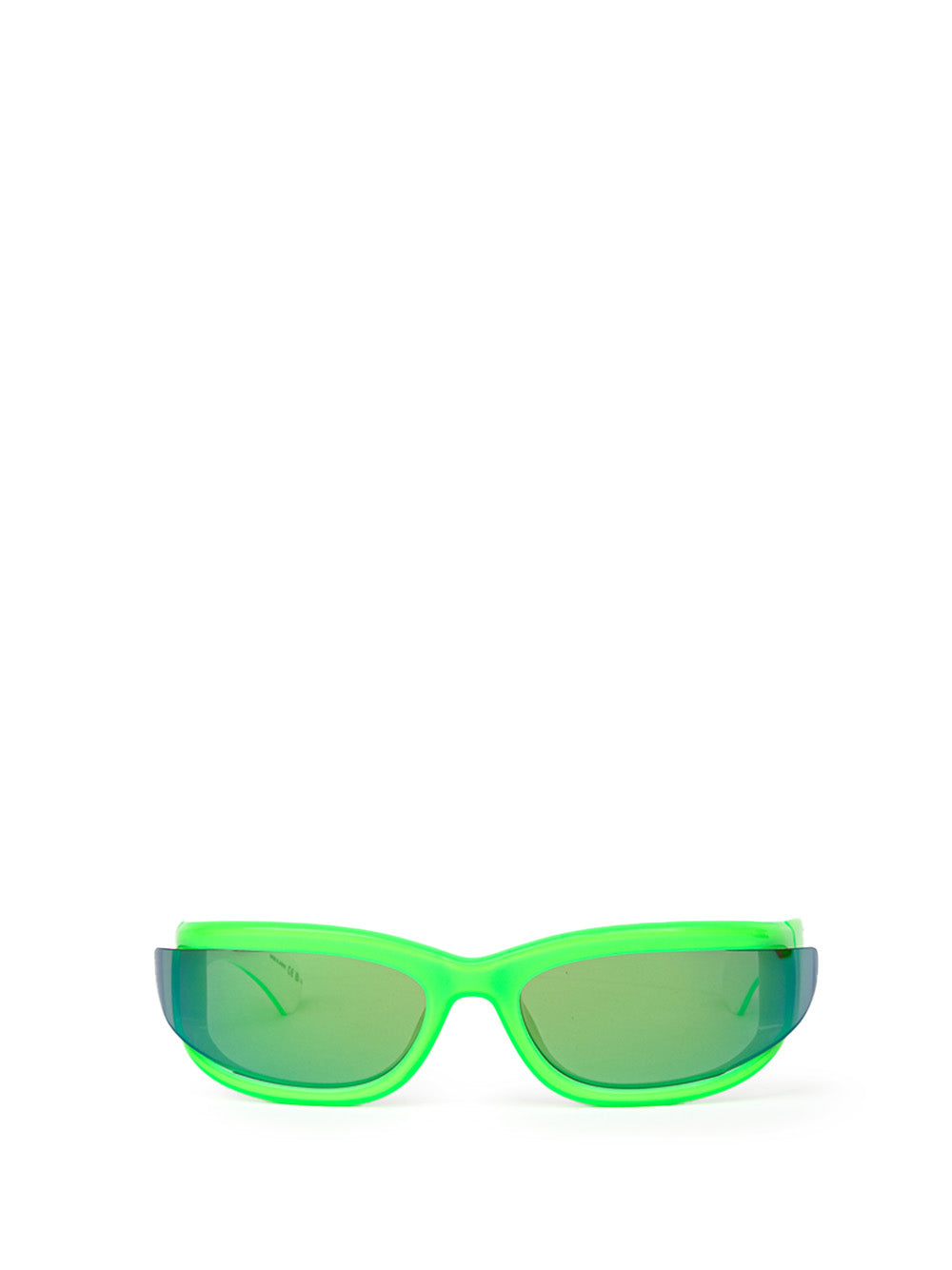 Acetate Sunglasses Acid Green and White Bottega Veneta