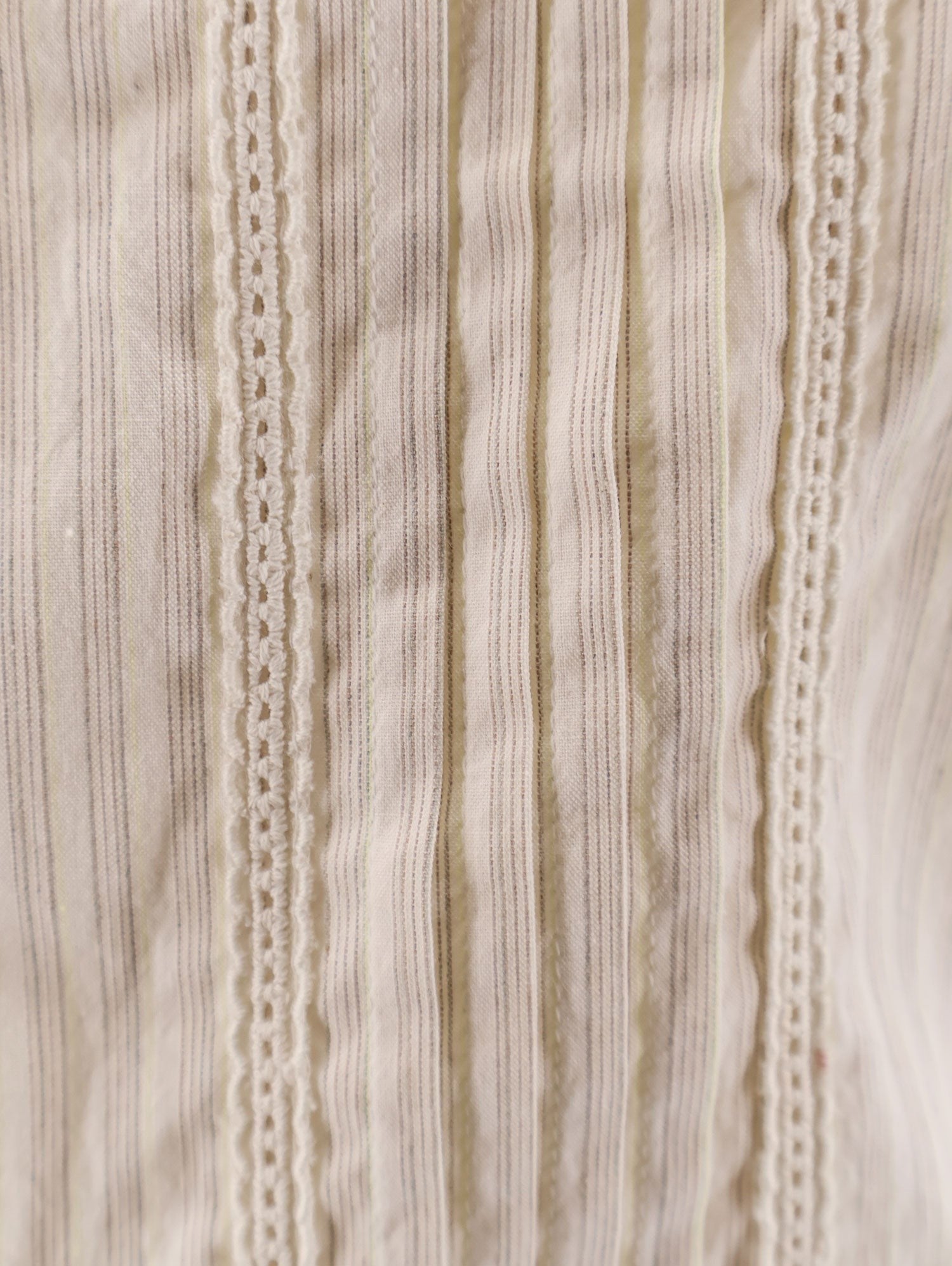 DUNST Vintage striped cotton shirt