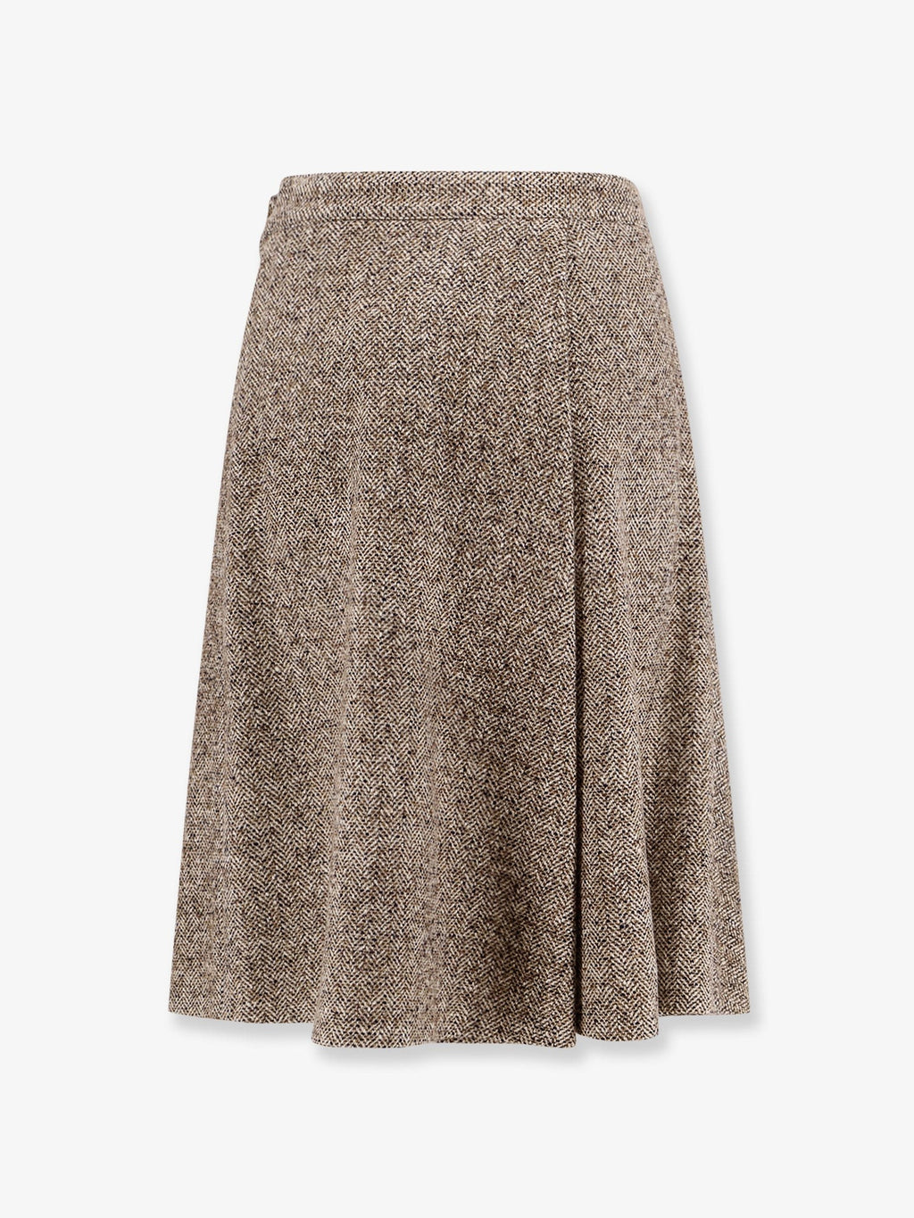 Brunello Cucinelli Virgin wool and silk midi skirt