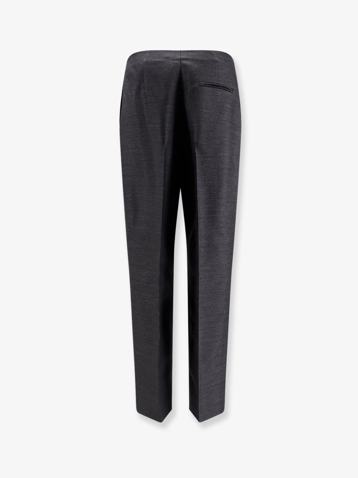 alberta ferretti Virgin wool and silk trousers