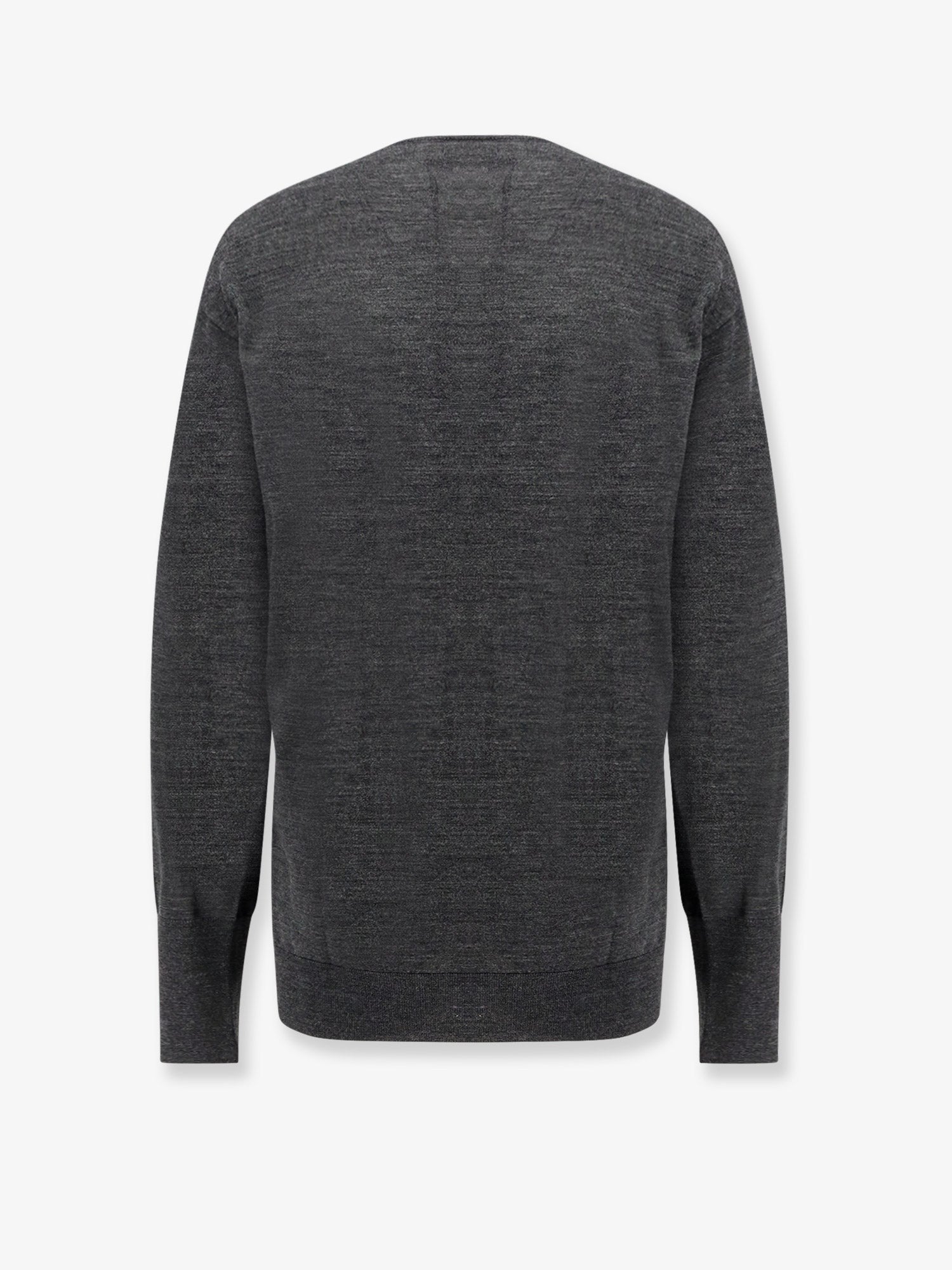 alberta ferretti Virgin wool sweater with ruffles