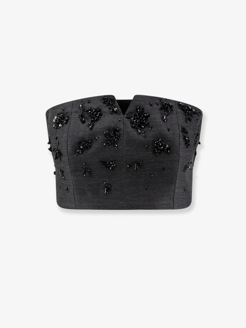 alberta ferretti Virgin wool top with sequins