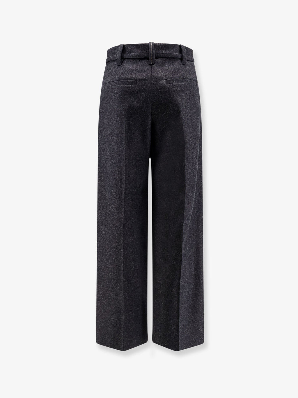 Brunello Cucinelli Virgin wool trousers with belt