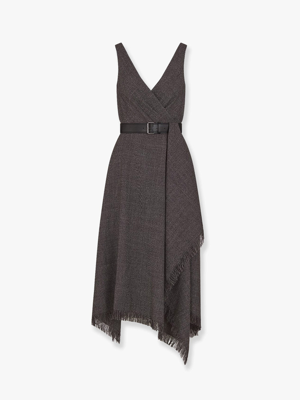 Dior Virgin wool tweed dress with leather belt