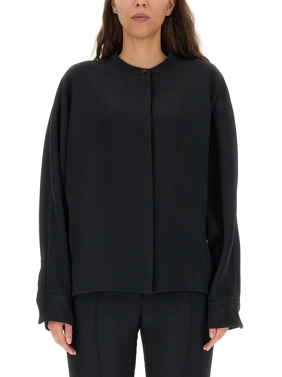 JIL SANDER VISCOSE BLEND SHIRT