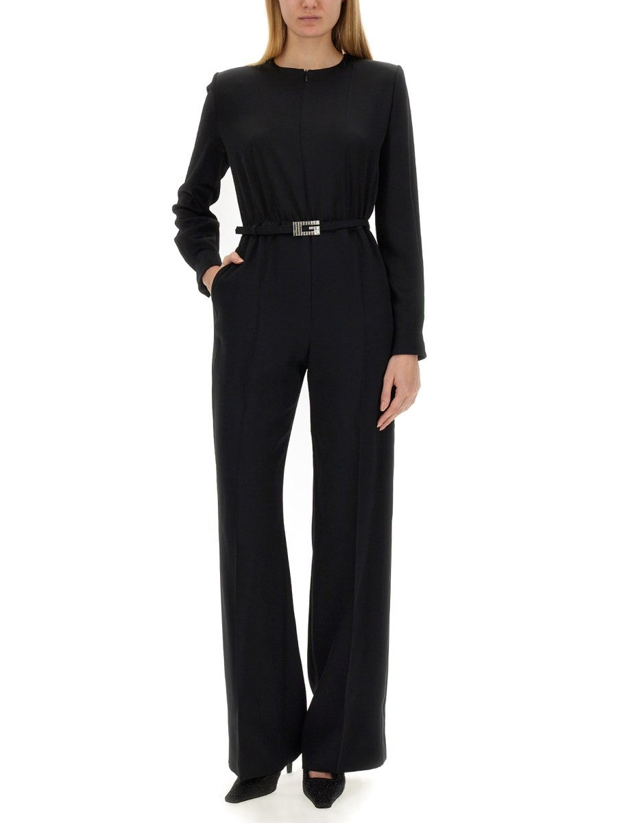 Gucci VISCOSE JUMPSUIT WITH BELT
